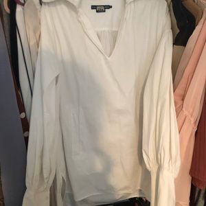 Oversized collared Ralph Lauren shirt